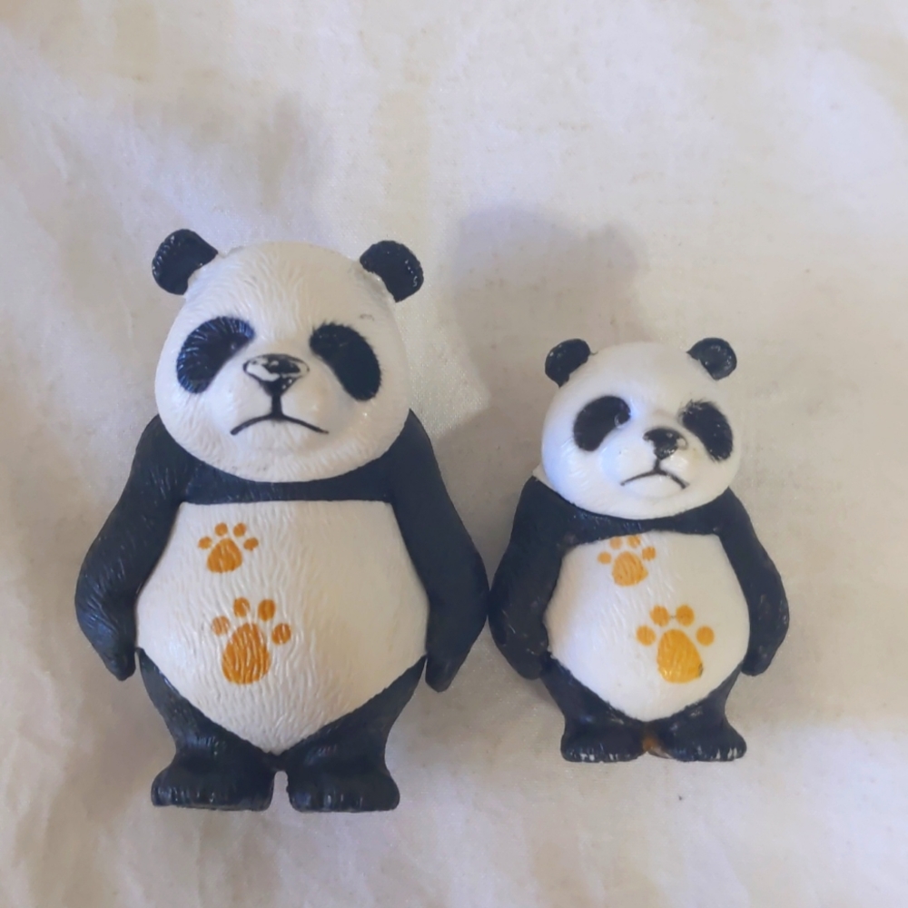 Panda Cute Cartoon Chinese Style Animal Figurines Micro Landscape Art Craftworks